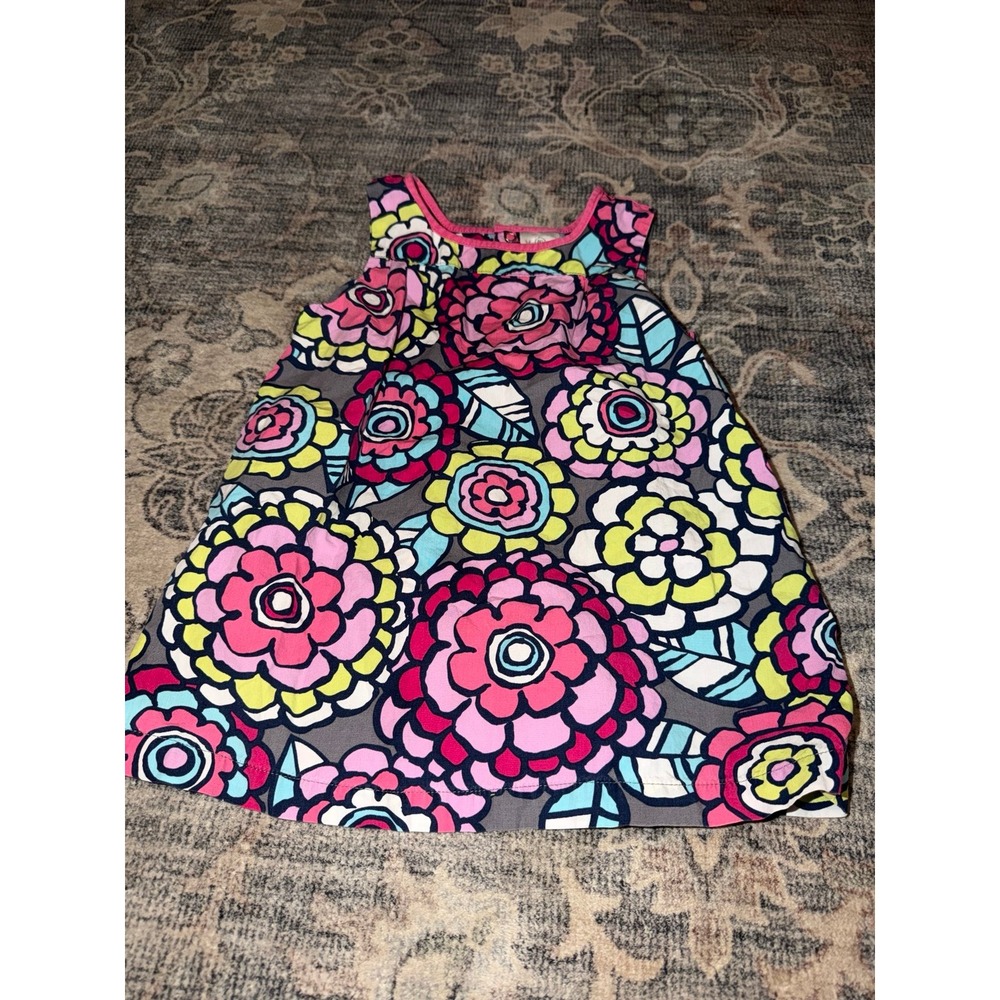 Hanna Andersson Floral Linen Dress